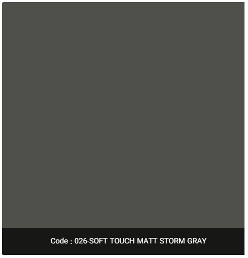 soft toch matt storm gray